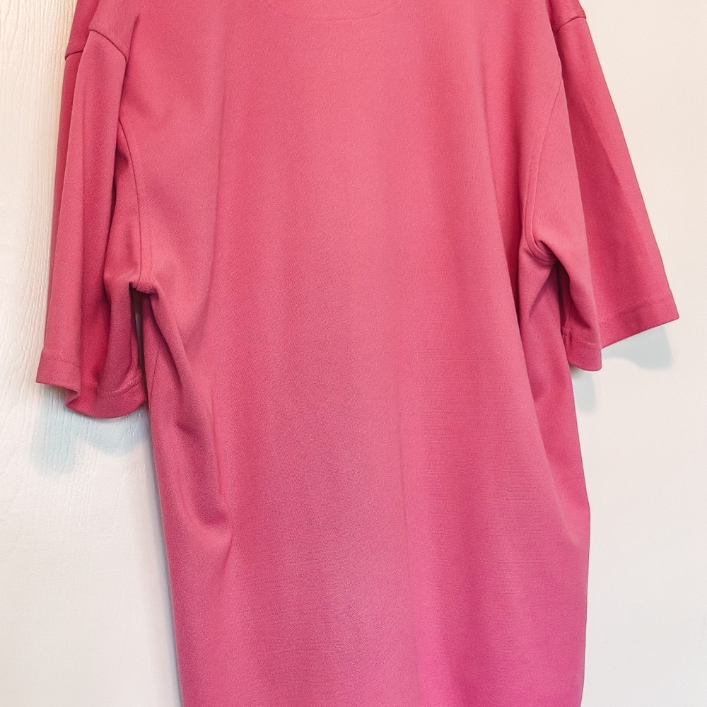 Fairway & Greene Tech Polo Coral Pink Shirt Size L - Picture 4 of 7